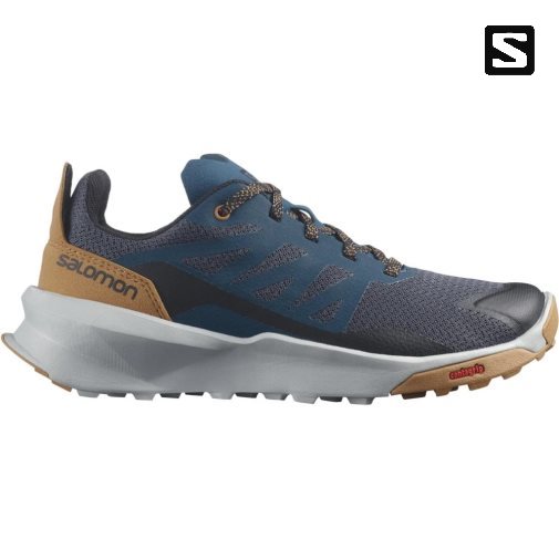 Navy Salomon Patrol Kids' Hiking Shoes | PH 73186O